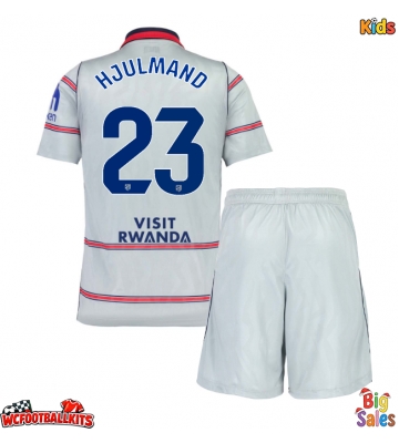 Atletico Madrid Morten Hjulmand #23 Replica Third Stadium Kit for Kids 2026-27 Short Sleeve (+ pants)